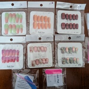 Hand made Press On Nails 6 Sets